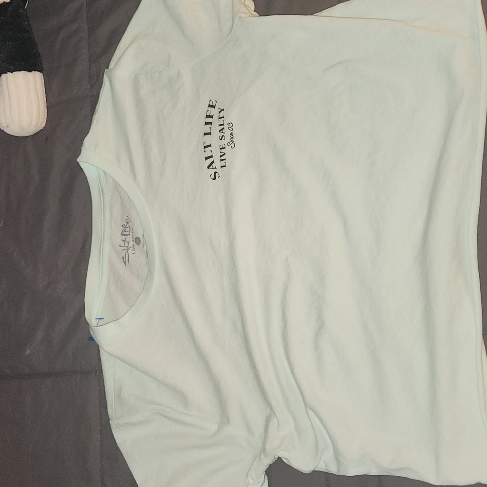 Salt life crop t shirt